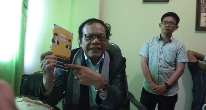 Alamsyah Hanafiah : Pendaftaran HDMY Tanpa Pengajuan Ketua Dan Sekretris DPD Tidak Sah