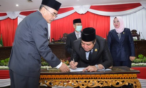 DPRD Sumsel Tetapkan HDMY Gubernur Dan Wakil Gubernur Terpilih 2018