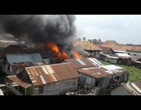 Kebakaran di Kertapati  Hanguskan Puluhan Rumah Penduduk