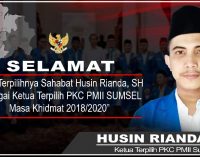 Husin Rianda, SH. Terpilih Secara Aklamasi Jabat Ketua PKC PMII Sumsel