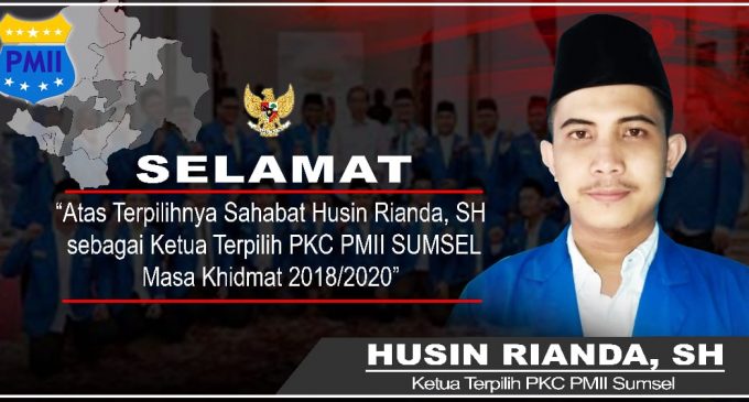 Husin Rianda, SH. Terpilih Secara Aklamasi Jabat Ketua PKC PMII Sumsel