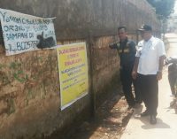Sampah Menumpuk, Lurah Sukodadi Pasang Spanduk