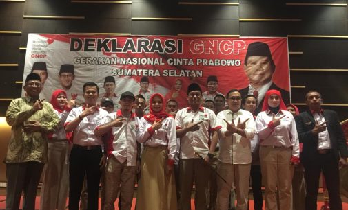 Usai Deklarasi, GNCP Sumsel Langsung Sosialisasikan Program Capres Prabowo