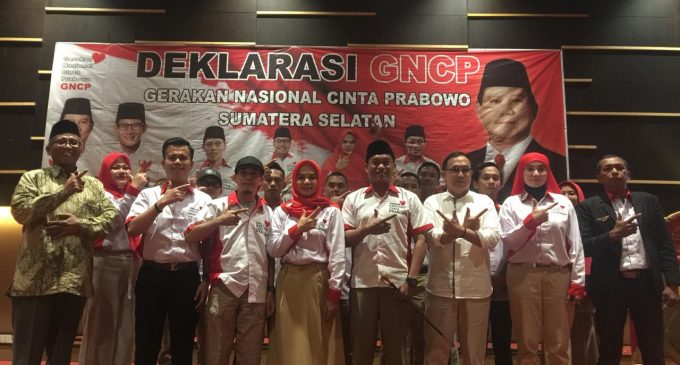 Usai Deklarasi, GNCP Sumsel Langsung Sosialisasikan Program Capres Prabowo