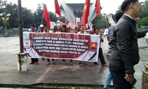 STN Sumsel tegaskan Pemprov Sumsel Selesaikan konflik Agraria di komering