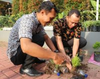 Hotel The 1O1 Palembang Tanam Tanaman Hias Dengan Botol Plastik Bekas