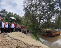 Soft Launching Transportasi Sungai dan Terminal Batu Bara Muara Lawai