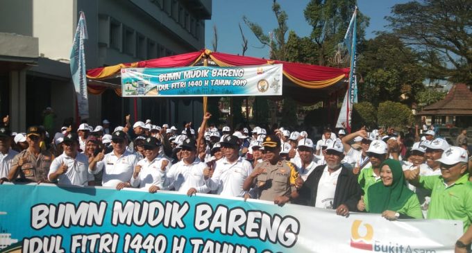 PTBA Berangkatkan 420 Pemudik