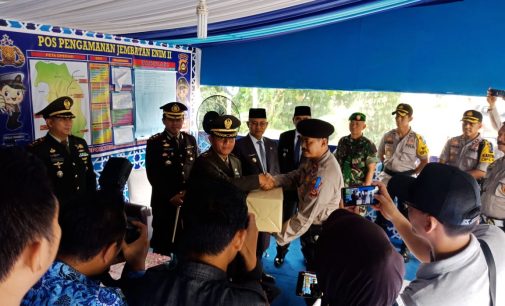 Bupati dan Polres Muara Enim Cek Pos Pengamanan Operasi Ketupat Musi 2019