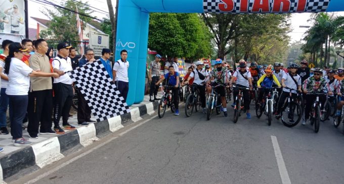 750 Peserta Meriahkan Fun Bike dan Jalan Santai Bhayangkara