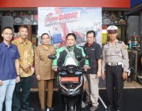 Menang Undian Isi BBM, Dafid Effendy Bawa Pulang Honda Vario 125