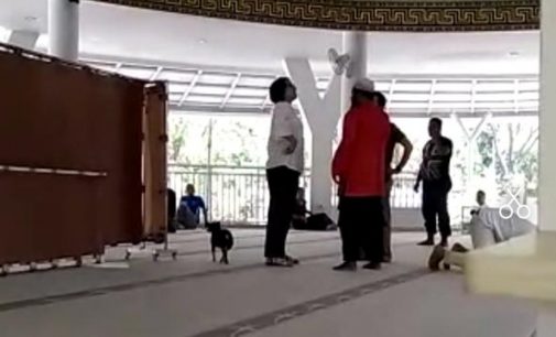 Perempuan Pembawa Anjing Masuk Masjid Ditetapkan Tersangka