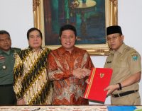 Gubernur Serahkan SK Plt Bupati Muara Enim