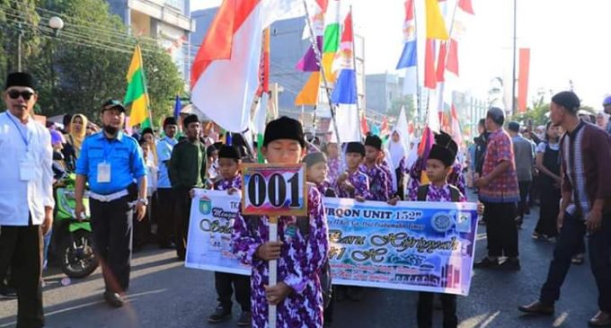 Ada Aksesoris Unik Bernuansa Islami, Begini Kemeriahan Pawai Taaruf Tahun Baru Islam di Prabumulih