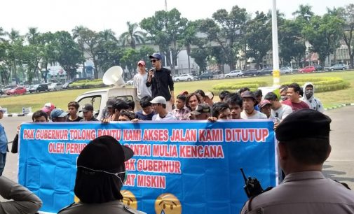 AMJJ Ngadu Ke Pemprov Minta Buka Akses Jalan Jepang