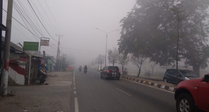 Kabut Asap Makin Pekat, Jarak Pandang Hanya 50 Meter
