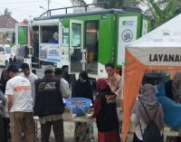 Humanity Foodtruck ACT Sapa Warga Terdampak Kebakaran Tangga Buntung