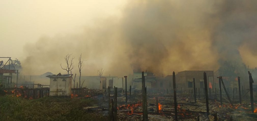 Kebakaran di Tangga Buntung, 15 Rumah Warga Hangus