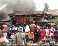 Kebakaran di Jalan Panca Usaha, Satu Rumah Panggung Hangus Terbakar