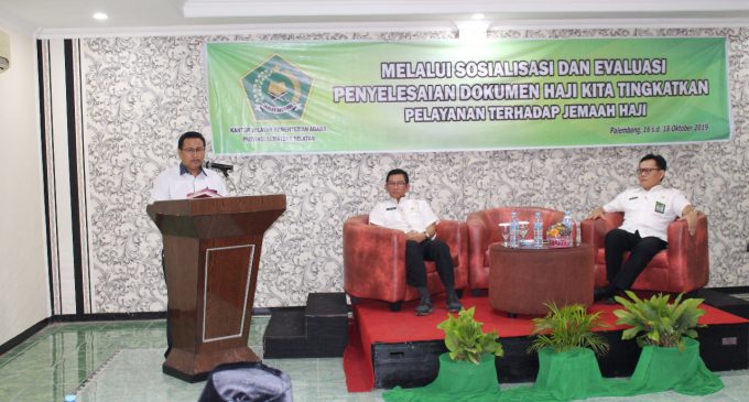 Kemenag Sumsel Gelar Evaluasi Penyelesaian Dokumen Haji