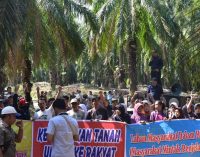 Masyarakat Desa Tanjung Agung Demo PT. BSP Tuntut Kembalikan Tanah Ulayat