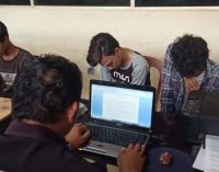Pura – Pura Ngamen Lalu  Ngembat Hp, 4 Begundal Ini Digelandang Polisi