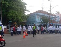 Dukung Festival Colour Full, Polres Muara Enim Lakukan Rekayasa Lalu Lintas