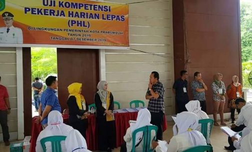 Ribuan PHL Pemkot Prabumulih Ikuti Seleksi Uji Kompetensi