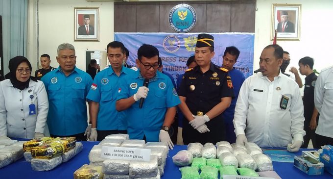 36 Kilogram Sabu dan 32 Ribu Pil Ekstasi Gagal Masuk PALI