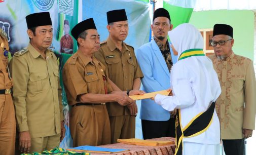 Diknas kota Prabumulih Hadiri Wisuda Ke III Tahfizh Al Malik