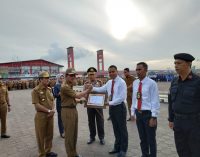 Polrestabes Palembang Terima Dua Penghargaan Walikota