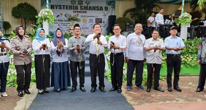 Gelaran Hysteria SMANSA Prabumulih ke 9 Diwarnai Launching Aplikasi Brilian