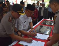 Peresmian Gedung Sanika Satyawada Polres Muara Enim