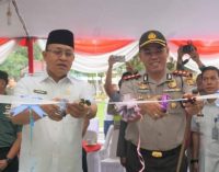 Juarsah Resmikan Penggunaan Gedung Sanika Satyawada SPKT Polres Muara Enim