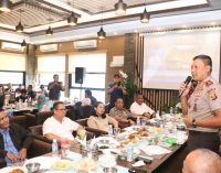 Jalin Keakraban, Kapolda Undang Wartawan Makan Siang Bersama