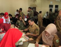 Baksos Donor Darah Sat Pol PP Kumpulkan 157 Kantong Darah