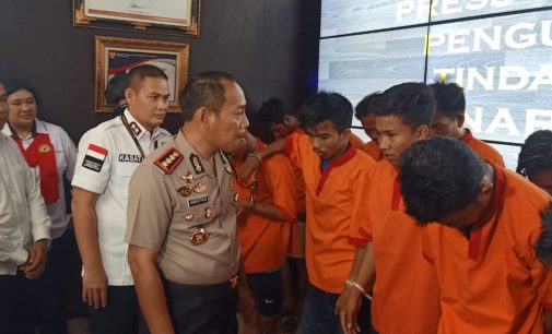 Reskrim Polresta Palembang Tangkap 32 Pemain Narkoba