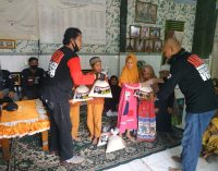 Anniversary Perdana, BANTORIA Bagikan Bantuan 870 Kg Beras