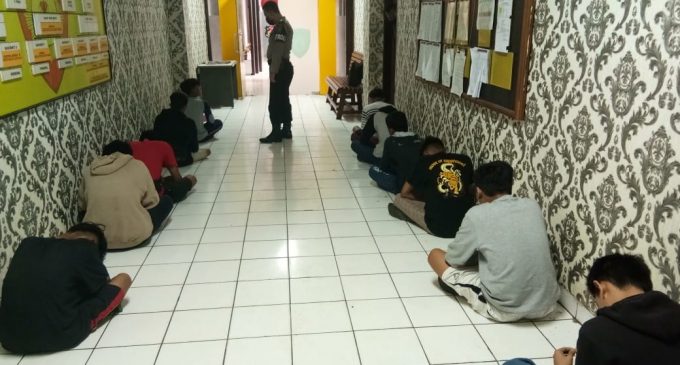 Hendak Balap Liar, 11 Pemuda Ditangkap