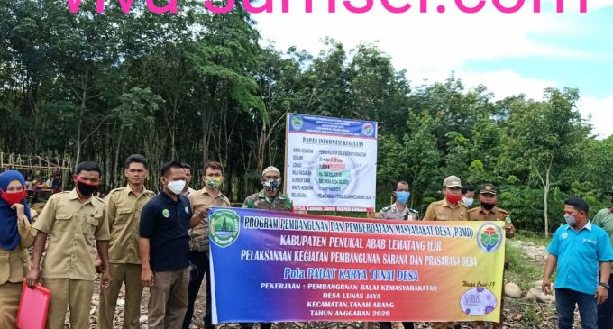 Pembangunan Balai Kemasyarakatan Desa Lunas Jaya Resmi Dimulai