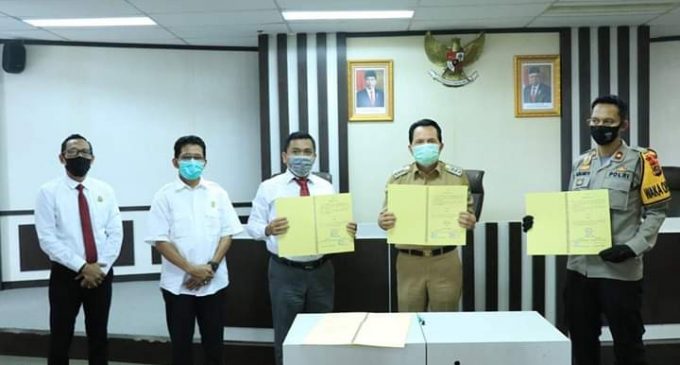 Pemkot – Polres Prabumulih Jalin MoU  Penggunaan Dana  Penanggulangan Covid-19