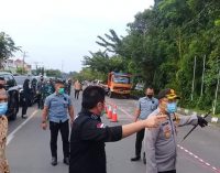 Gubernur Tinjau Pelaksanaan PSBB Kota Prabumulih