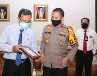 Jalin Silaturahmi, Kapolda Sumsel Kunjungi Kantor Pengadilan Tinggi Sumsel