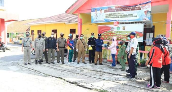 Pedagang dan Pembeli Dihimbau Gunakan Masker Saat Berpergian