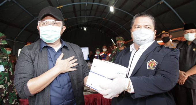 Gubernur Gelontorkan Bantuan Untuk Penanganan Covid -19 di Kabupaten PALI