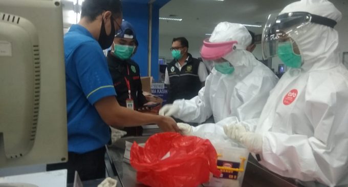 Karyawan dan Pengunjung Citimall di Rapid Tes Dadakan