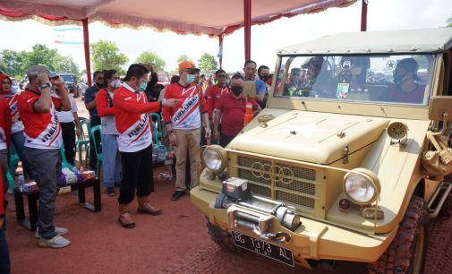 Ratusan Offroader Melumpur Bareng di Lanud Palembang