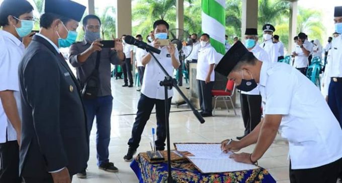 Wawako Prabumulih Lantik 175 Pejabat Eselon II, III dan IV