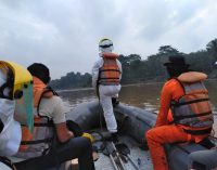Basarnas Sumsel Terjun Cari Pencari Ikan Yang Tercebur dan Hilang di Sungai Ogan