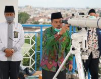 Kakanwil Kemenag Sumsel Pantau Hilal 1 Zulhijjah, Lebaran 31 Juli